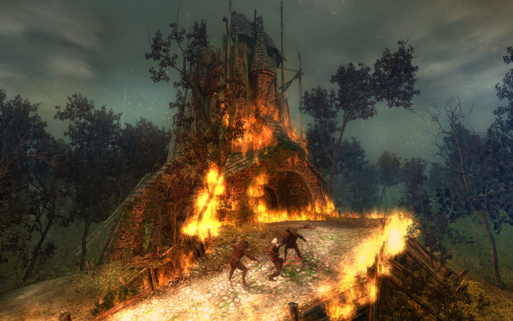 Captura de tela de The Witcher
