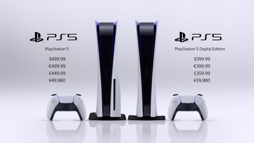 Preço das duas versões de Playstation 5