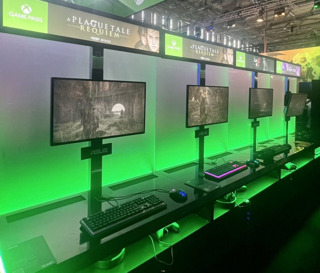 Lies of P no estande do Xbox na Gamescom 2022