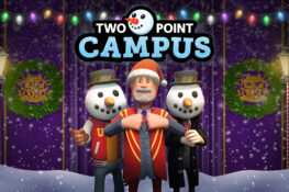 Two Point Campus: arte da atualização de inverno