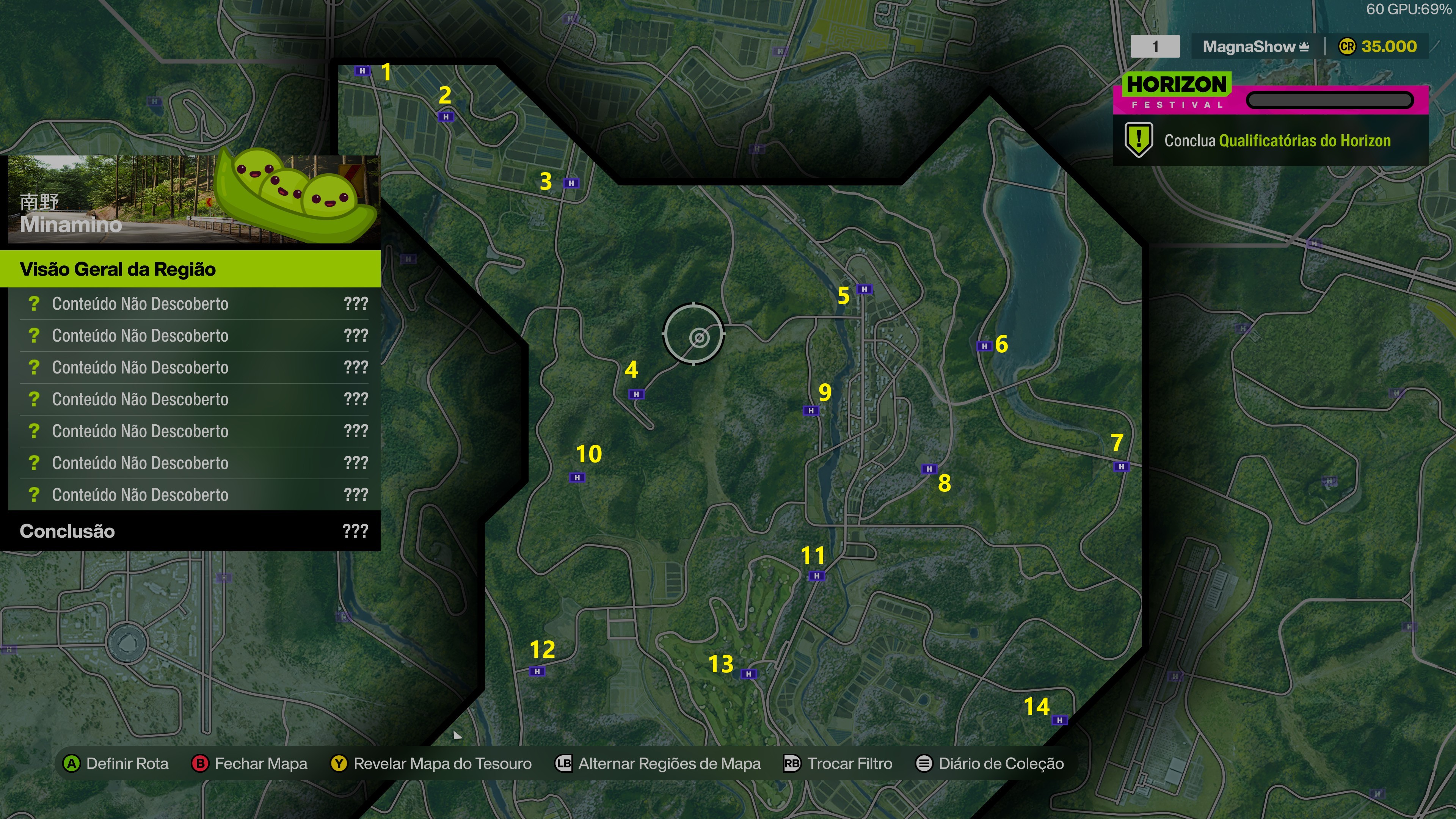 Forza Horizon 6: Placas de Bônus em Minamino com numeração 1